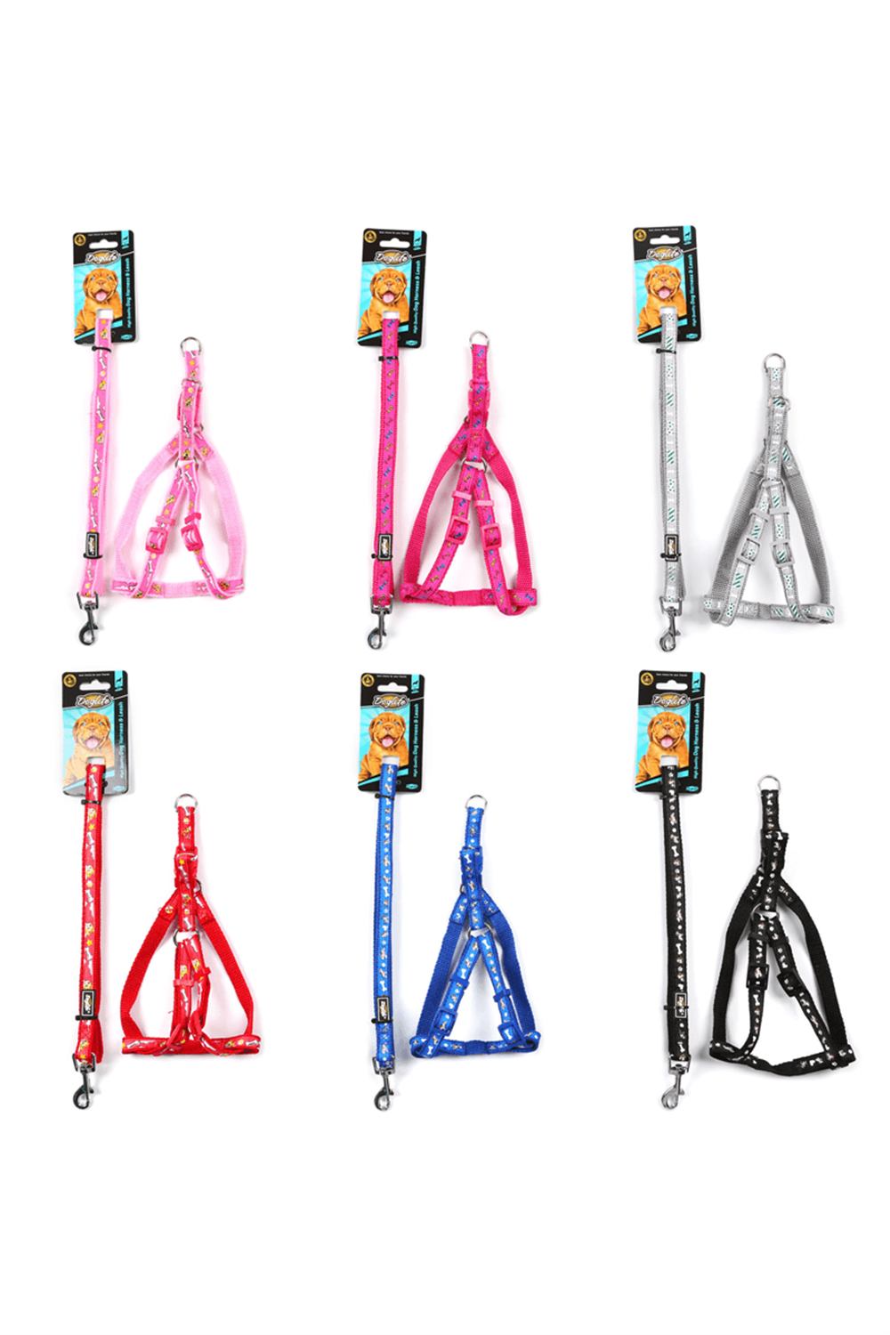 Doglife Köpekler İçin Desenli Göğüs Tasması 1,5Cm Köpek Tasması 1 Adet