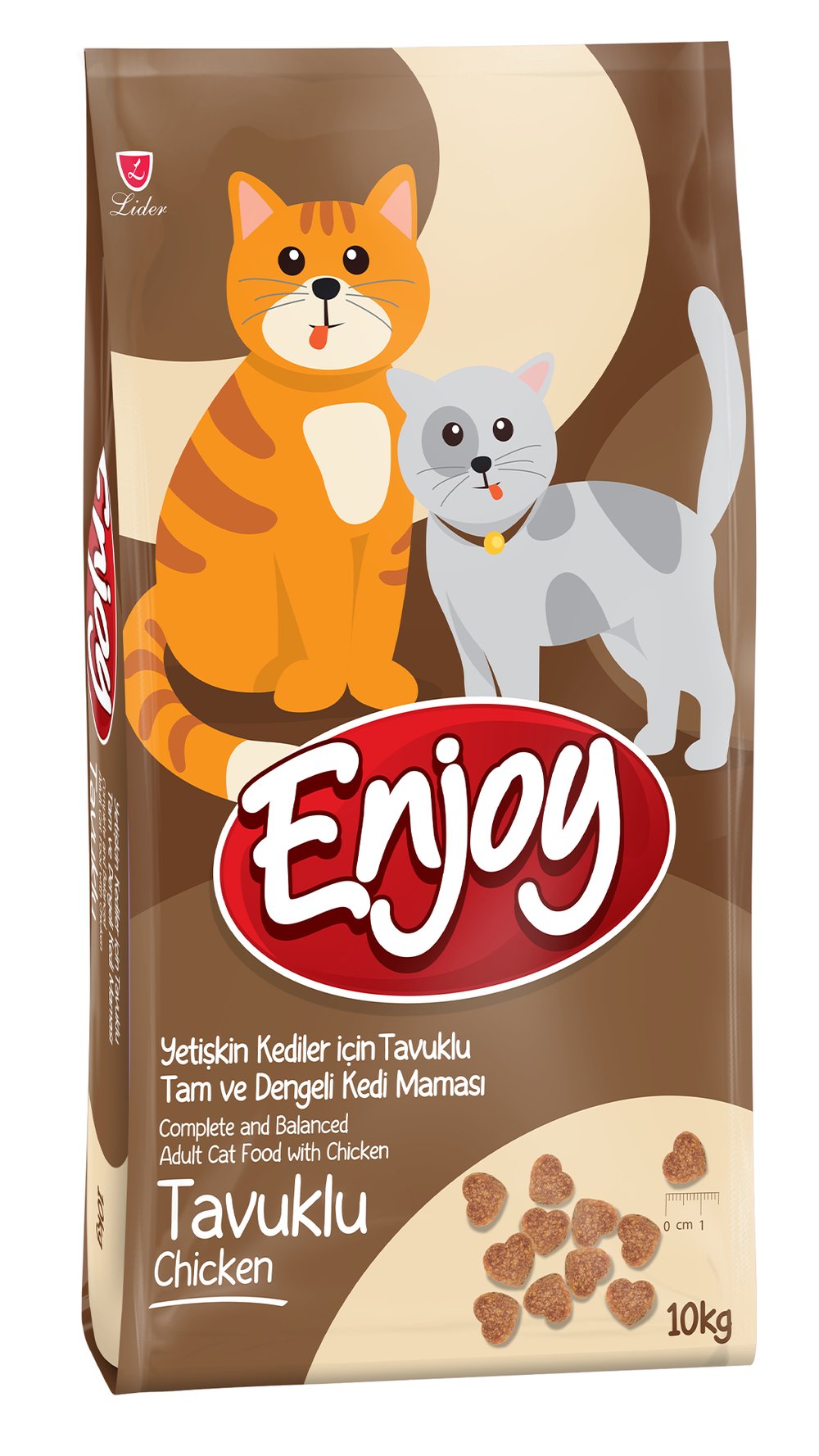 Enjoy Yetişkin Kediler İçin Tavuklu Tam ve Dengeli Kedi Maması 10 kg