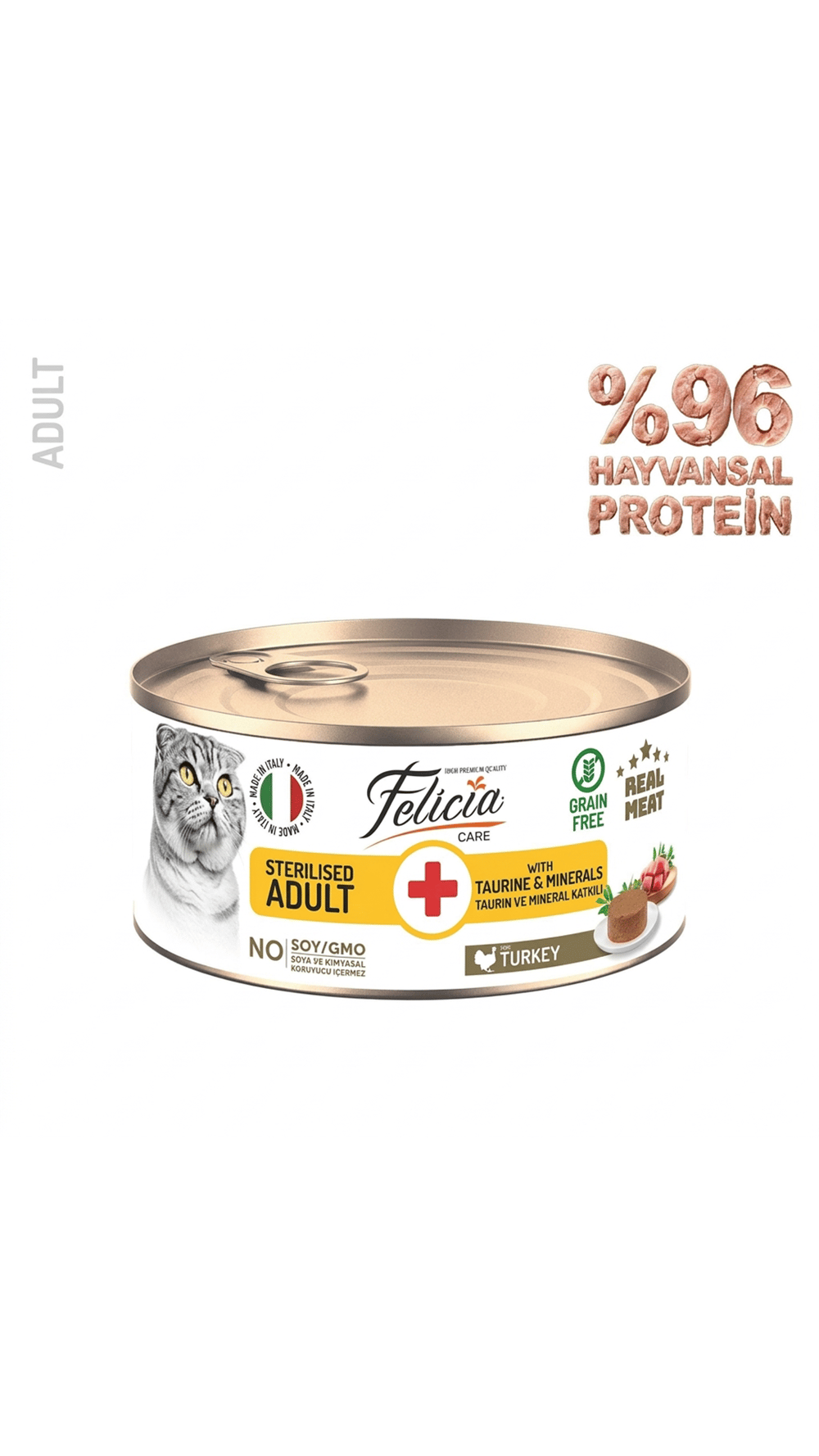 FELICIA HINDILI EZME KISIR KEDI KONSERVE MAMASI 85