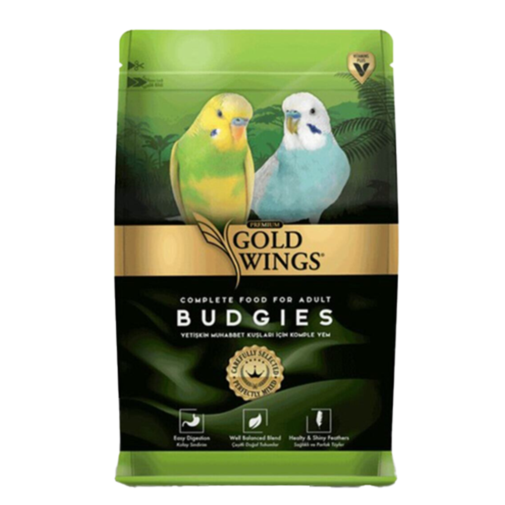Gold Wings Premium Kalite Olarak En Iyi Muhabbet Kuşu Yemi Premium 1 Kg