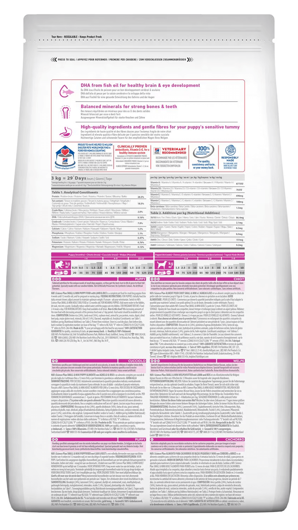 Hills SCIENCE PLAN Healthy Development Kuzulu Küçük Irk Yavru Köpek Maması 6kg