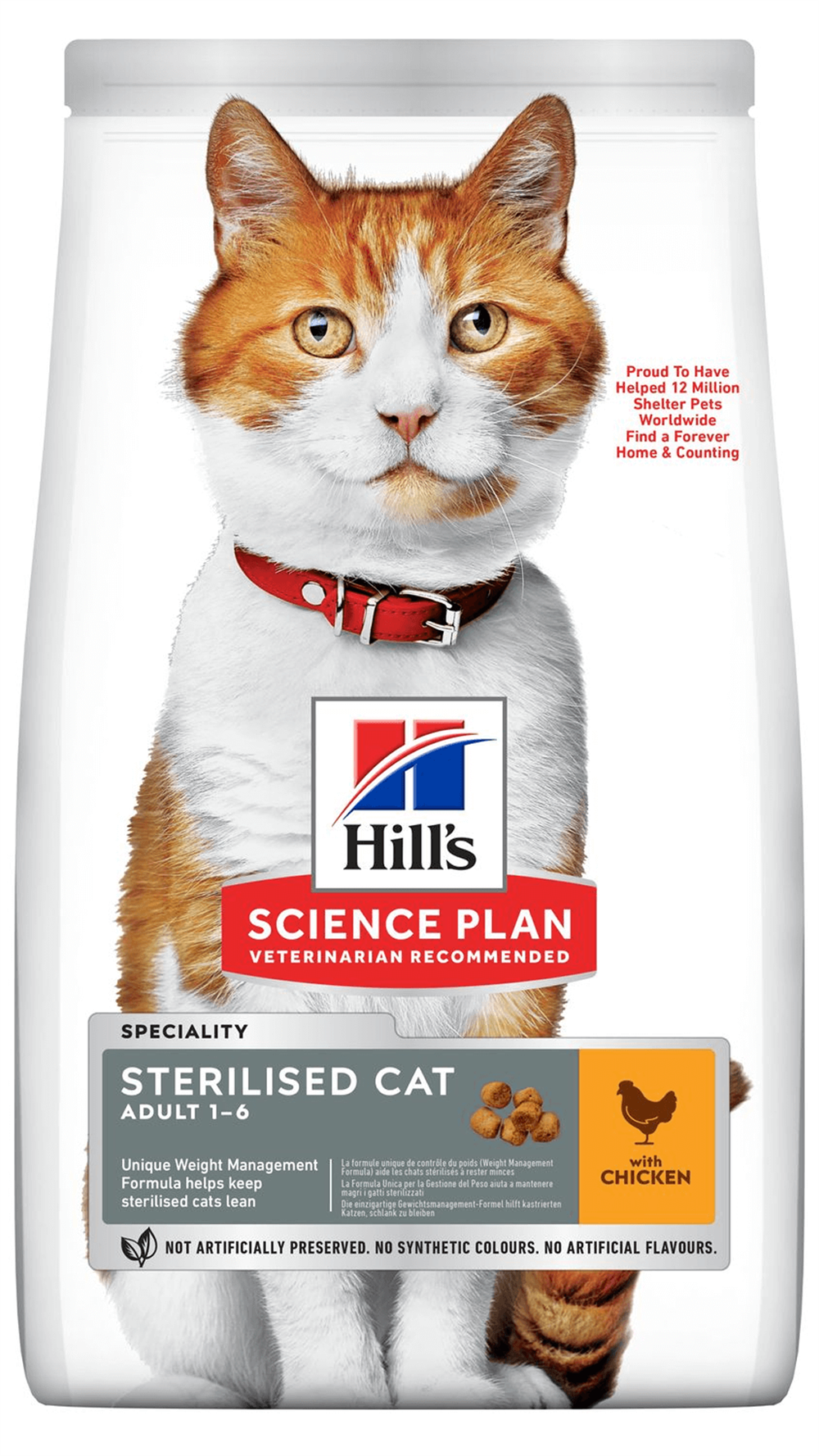 Hills Science Plan Kısırlaştırılmış Tavuklu Kedi Maması 10 Kg