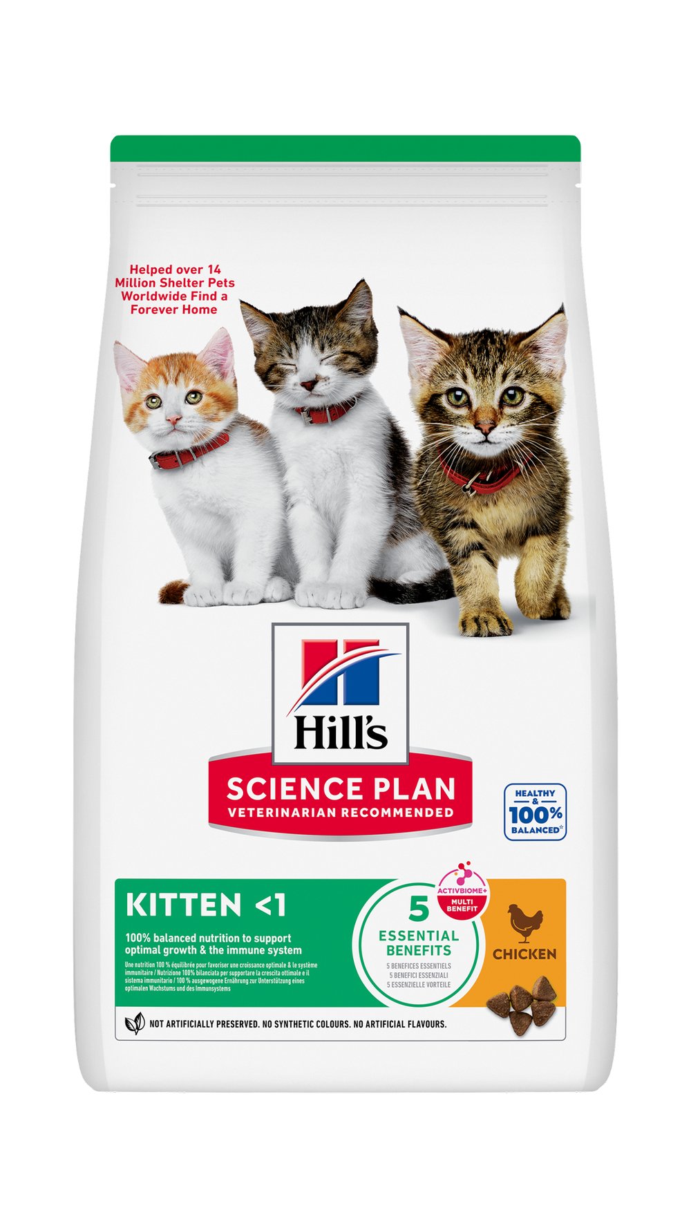 Hills SCIENCE PLAN Tavuklu Yavru Kedi Maması 5kg+2kg HEDİYE!