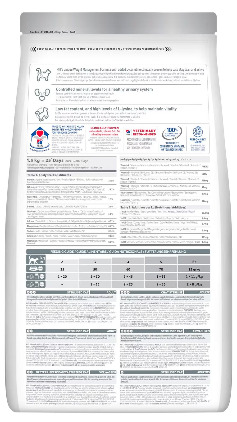 Hills SCIENCE PLAN Somonlu Kısırlaştırılmış Yetişkin Kedi Maması 10 Kg