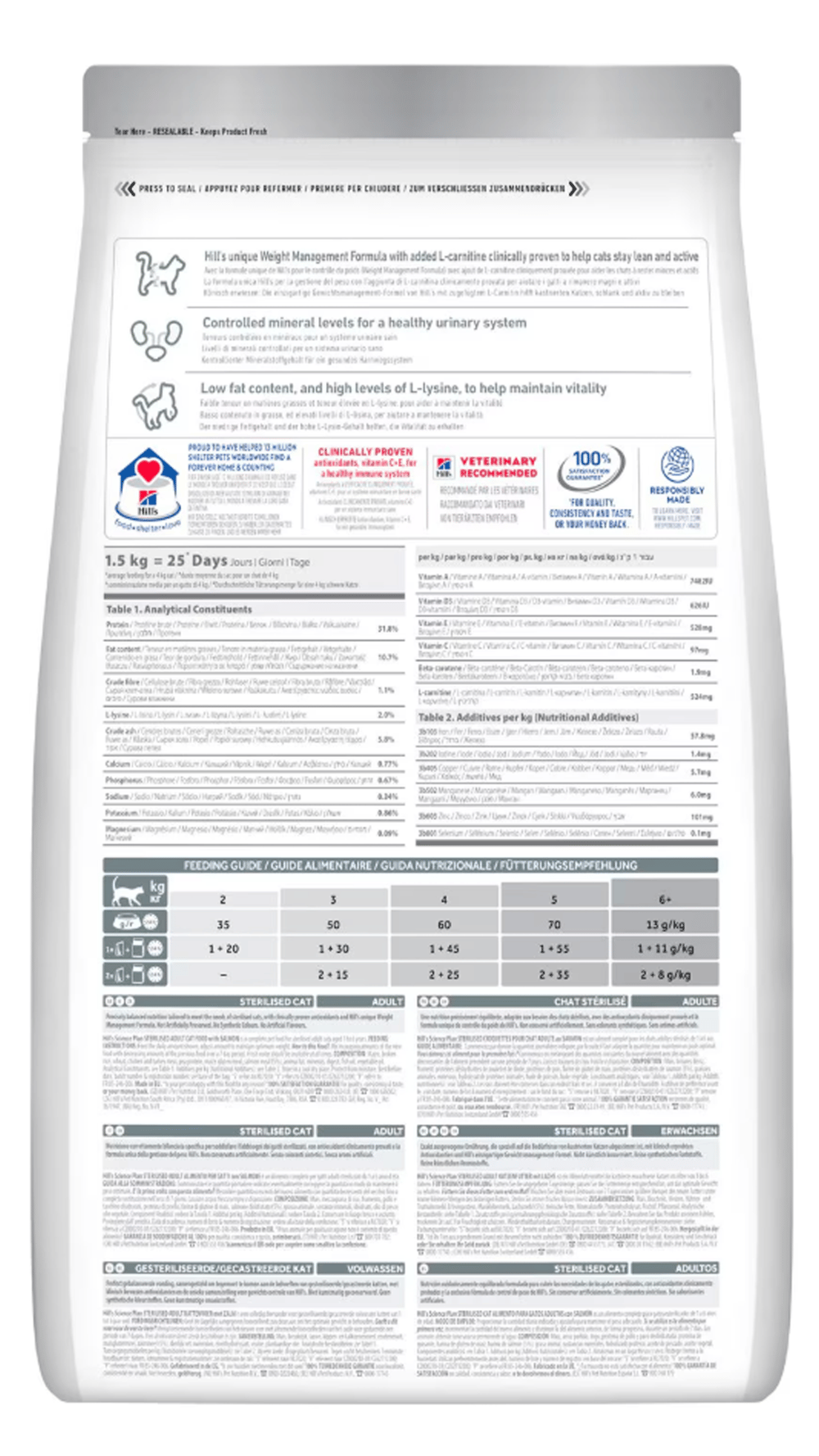 Hills SCIENCE PLAN Somonlu Kısırlaştırılmış Kedi Maması 15kg