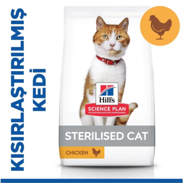 Hills Tavuklu Kısırlaştırılmış Kedi Maması 1,5kg