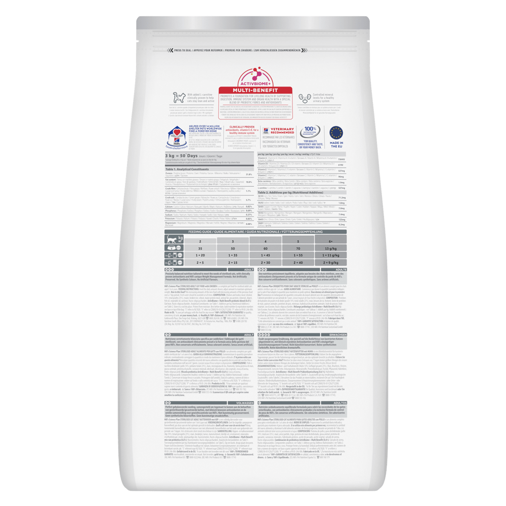 Hills Tavuklu Kısırlaştırılmış Kedi Maması 1,5kg