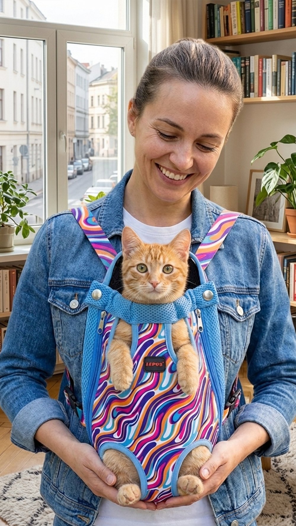 Kedi ve Köpek Ana Kucağı Calm Model Taşıma Çantası (xxs)