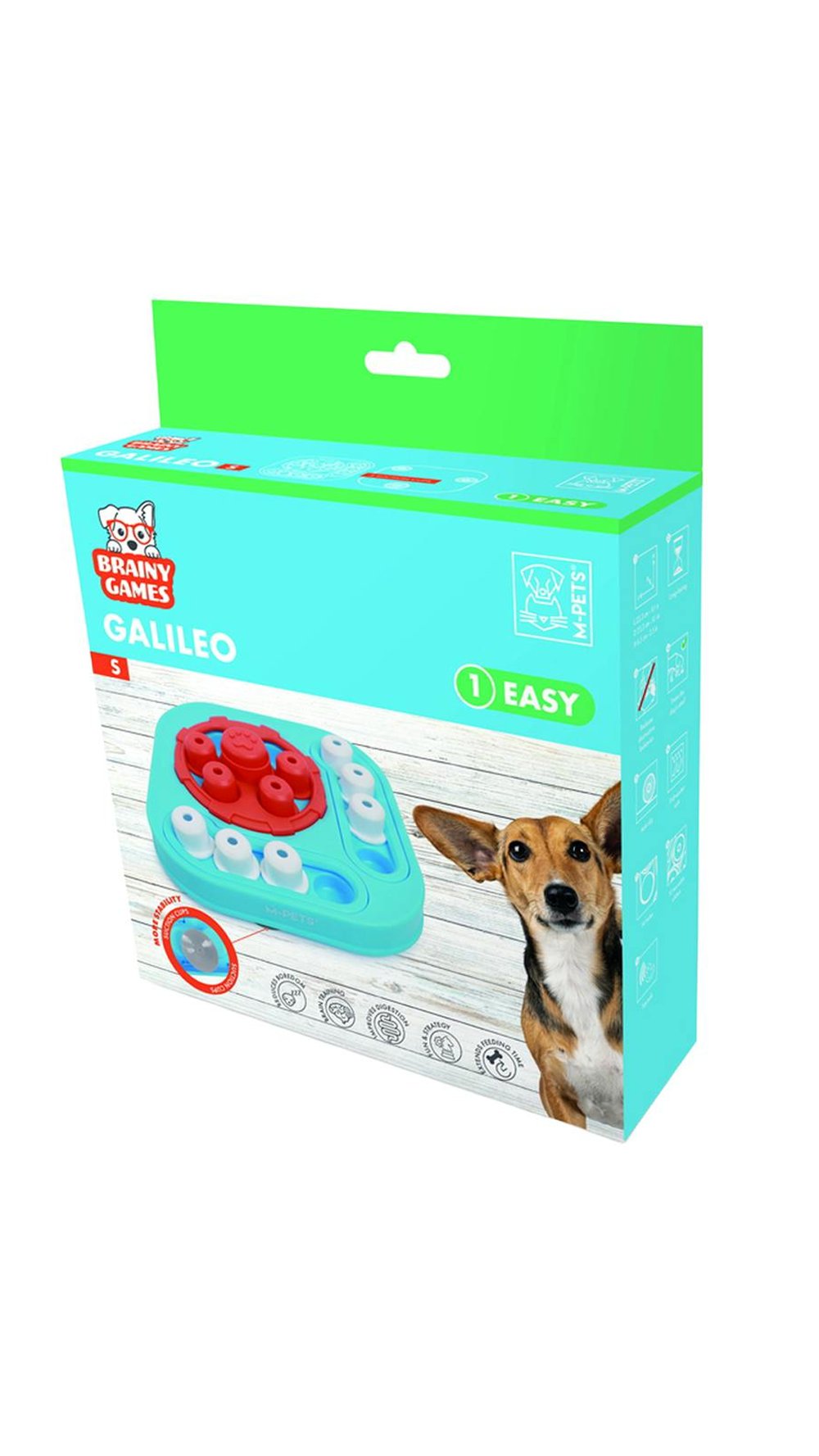 M-Pets Brainy Galileo Puzzle Köpek Zeka Oyuncağı 1.Seviye