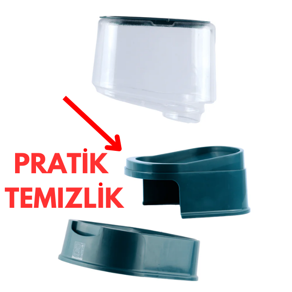 M-Pets Lena Kedi ve Köpek Mama Kabı Çekmeceli 3000ML 