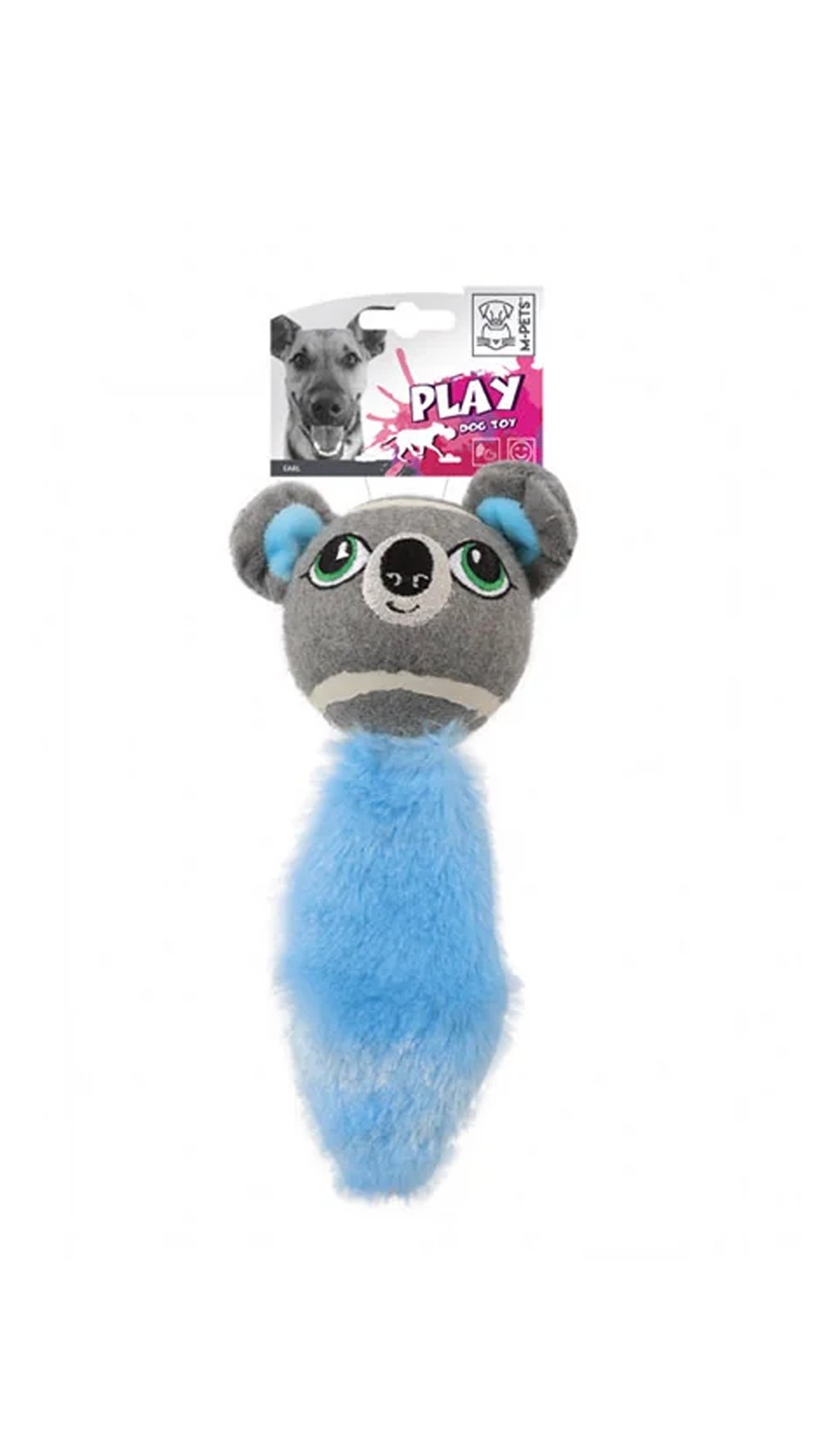 M-Pets Rakun Köpek Oyuncağı 18x11x6,5cm (Mavi)