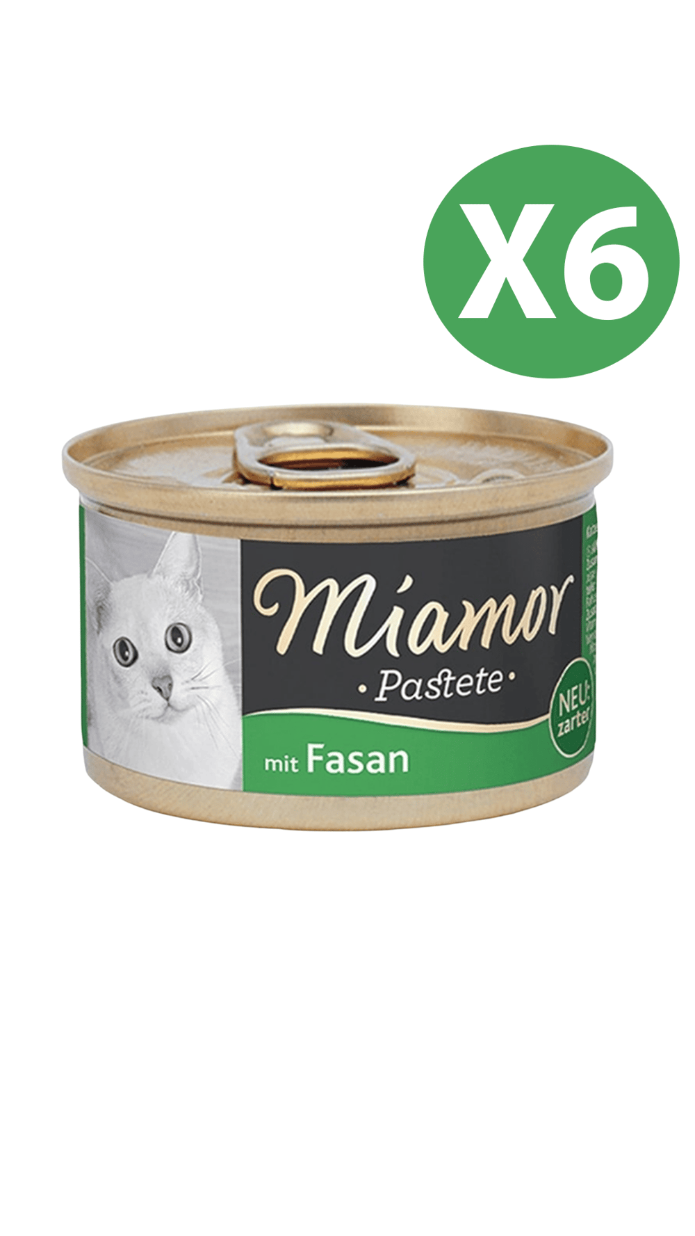 MIAMOR PASTETE SÜLÜNLÜ KEDİ KONSERVESİ 85 g 6 Adet