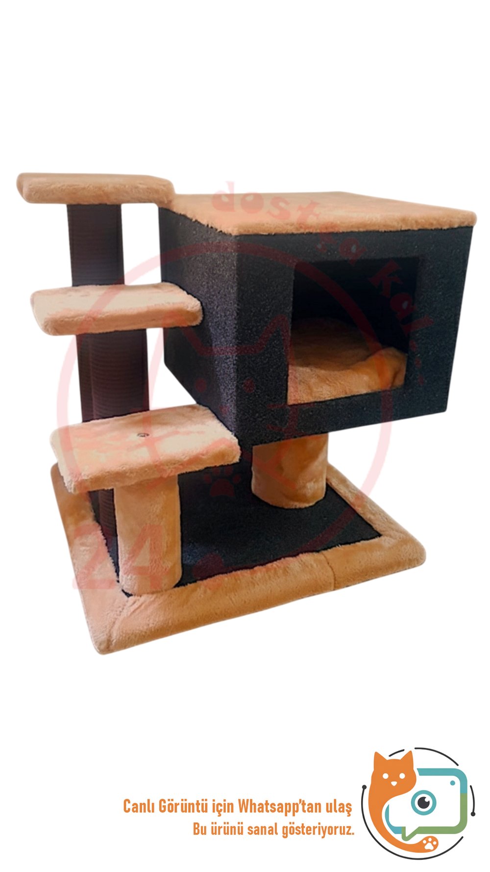 Expressmama Kedi Tırmalama Tahtası ve Kedi Evi