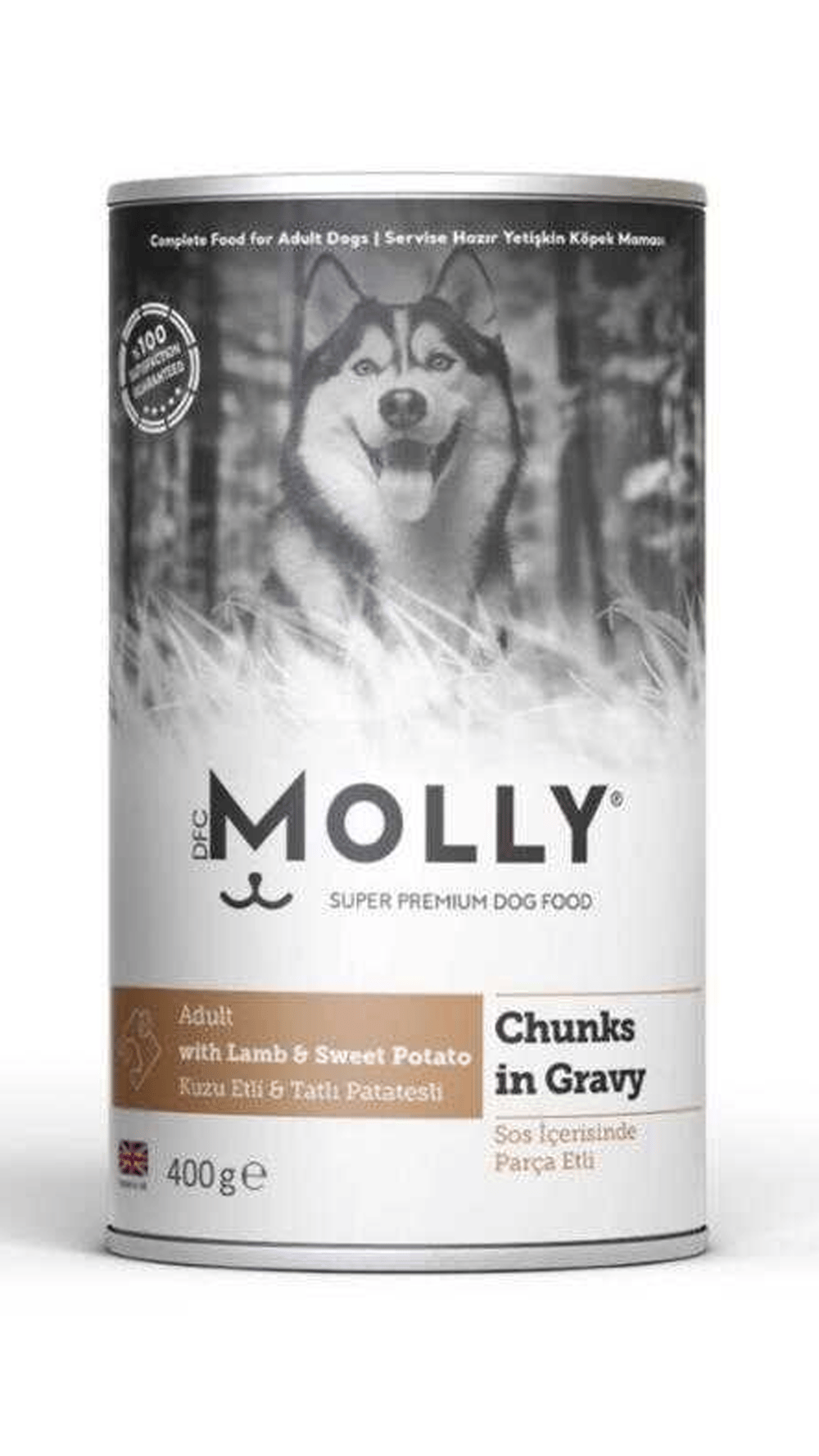 MOLLY KONSERVE YETİŞKİN KÖPEK KUZULU TATLI PATATES