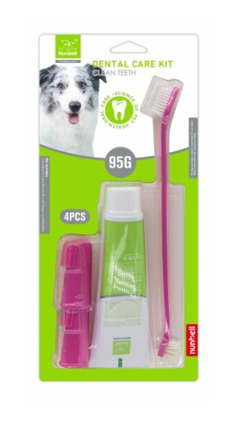 Nunbell Dental Kıt (Et Tadında) Kedi Ve Köpek Diş Macun Seti