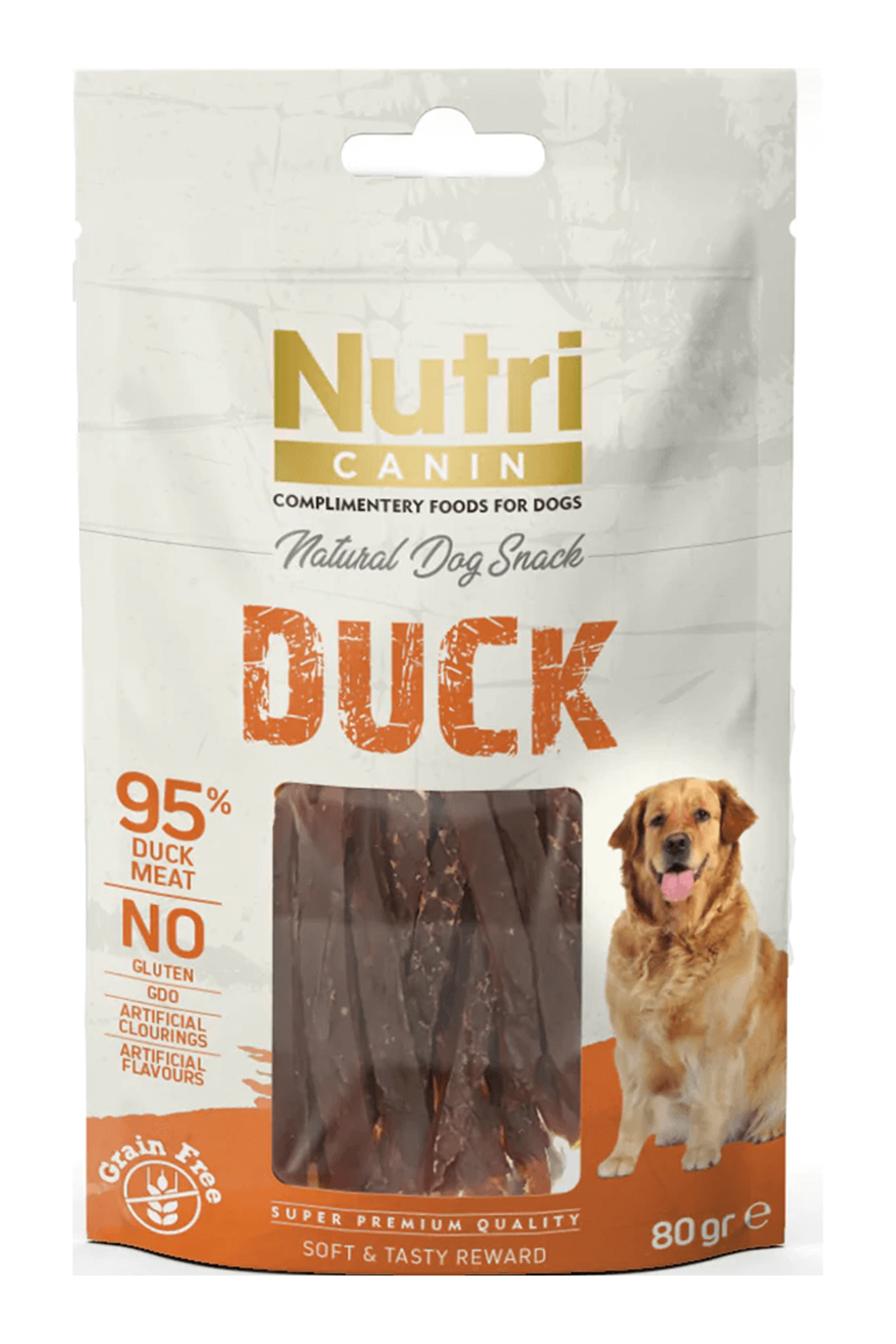 Nutri Canin %95 Ördek Etli Tahılsız Köpek Ödül Maması 80gr