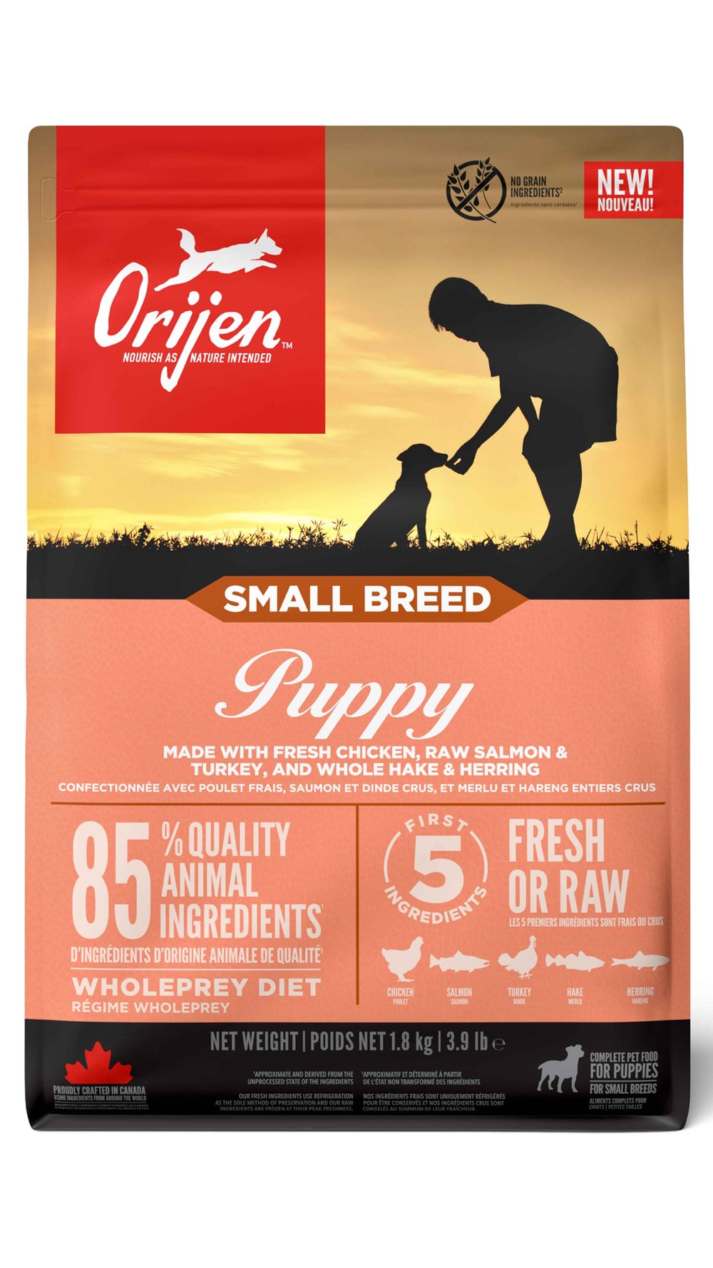 ORIJEN MAMA KÖPEK PUPPY SMALL BREED 1,8KG