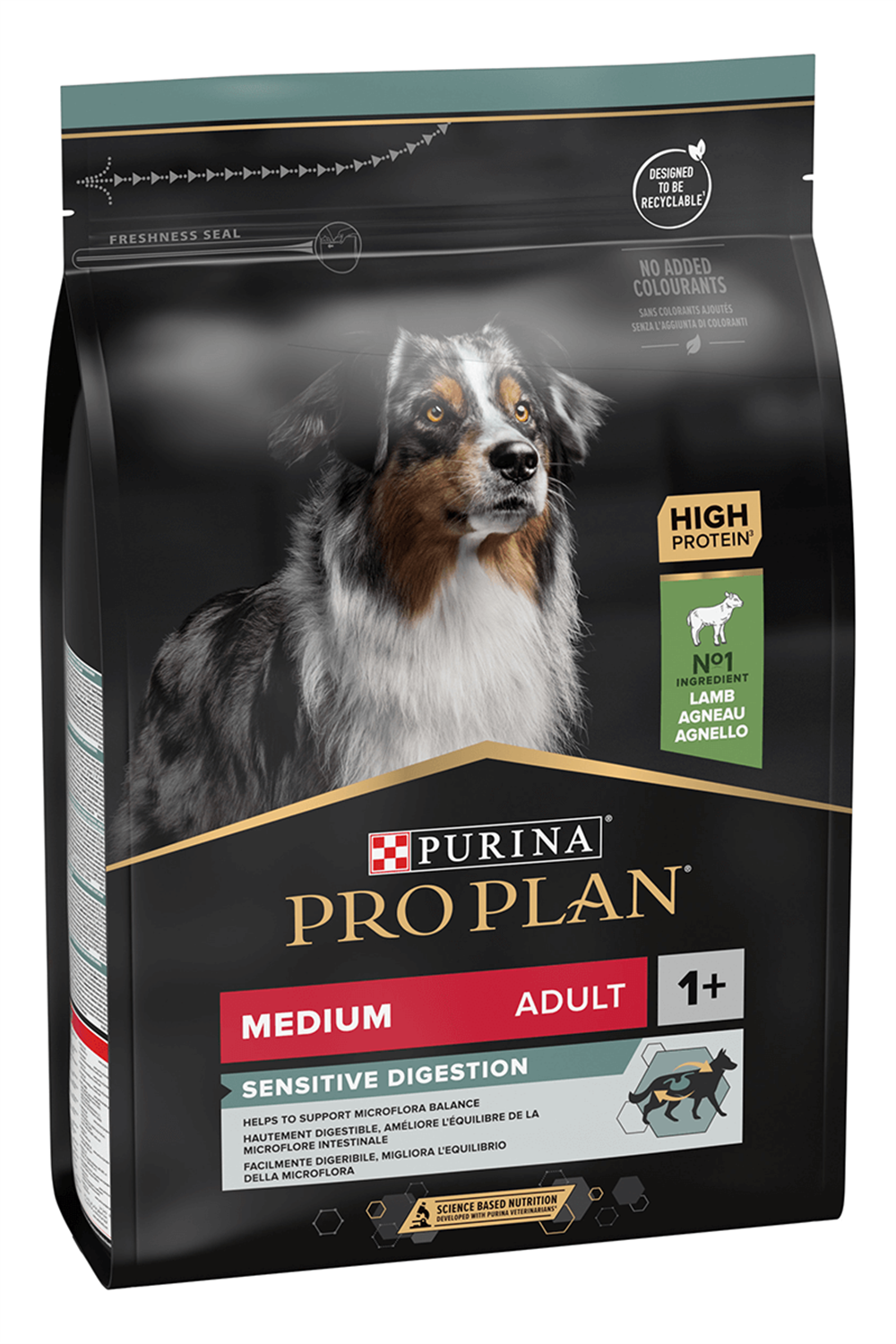 Pro Plan Medium Sensitive Digestion Kuzulu ve Pirinçli Orta Irk Yetişkin Köpek Maması 3kg