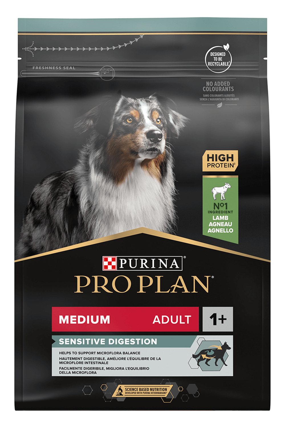 Pro Plan Medium Sensitive Digestion Kuzulu ve Pirinçli Orta Irk Yetişkin Köpek Maması 3kg
