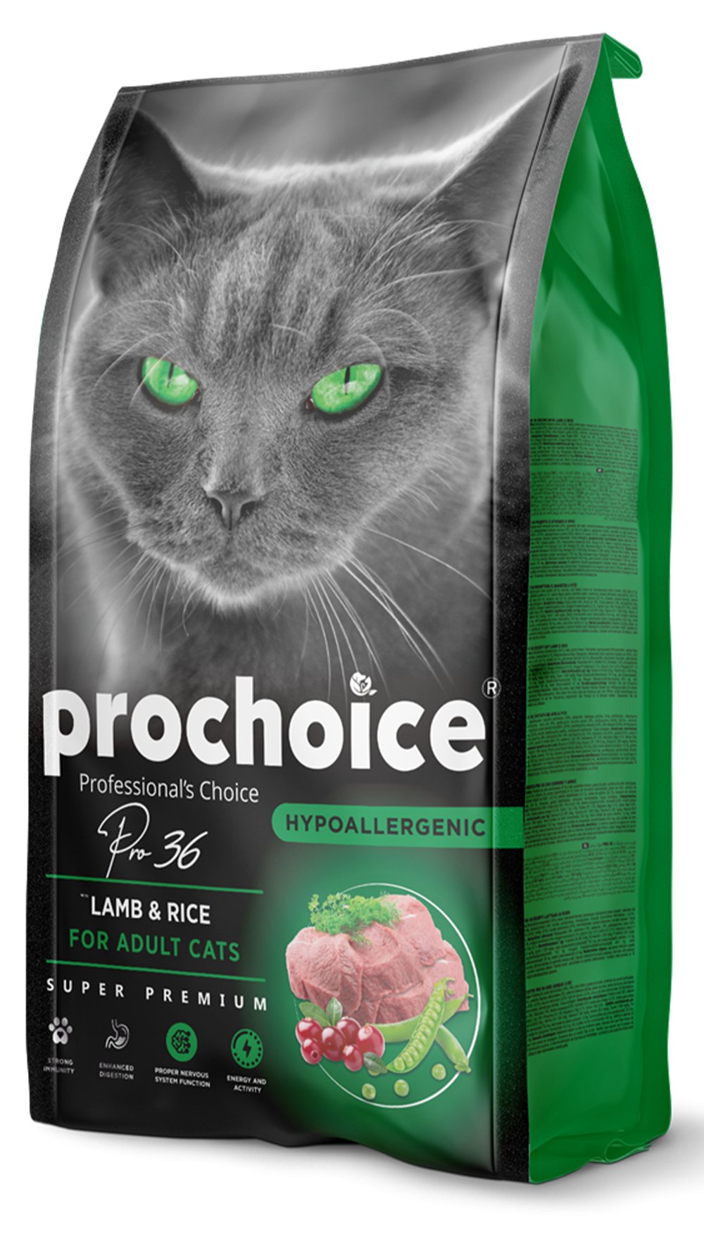 Prochoice Pro 36 Kuzu Etli Pirinçli Yetişkin Kedi Maması 2 Kg