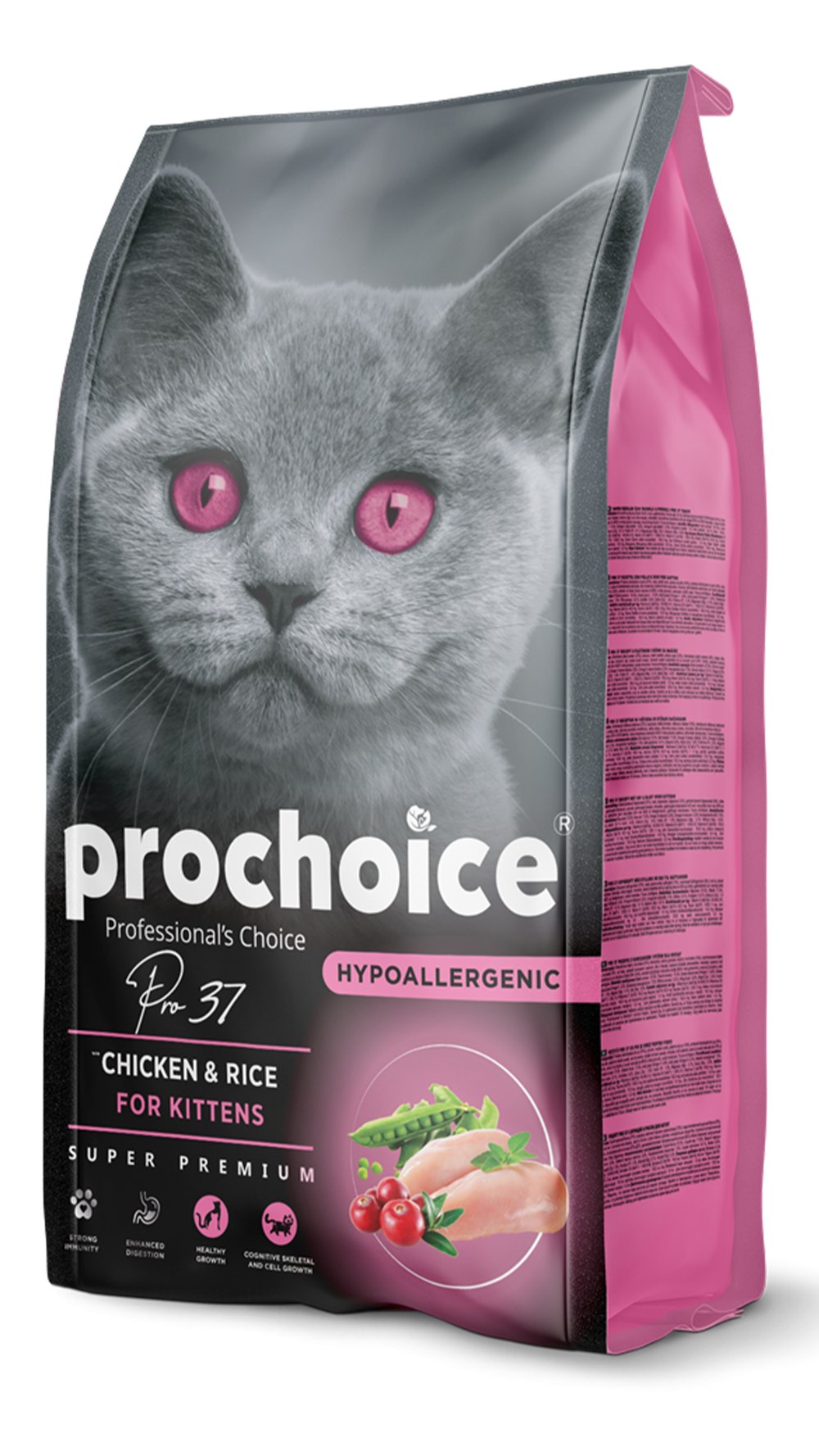 Prochoice Pro 37 Tavuklu ve Pirinçli Yavru Kedi Maması 2 Kg
