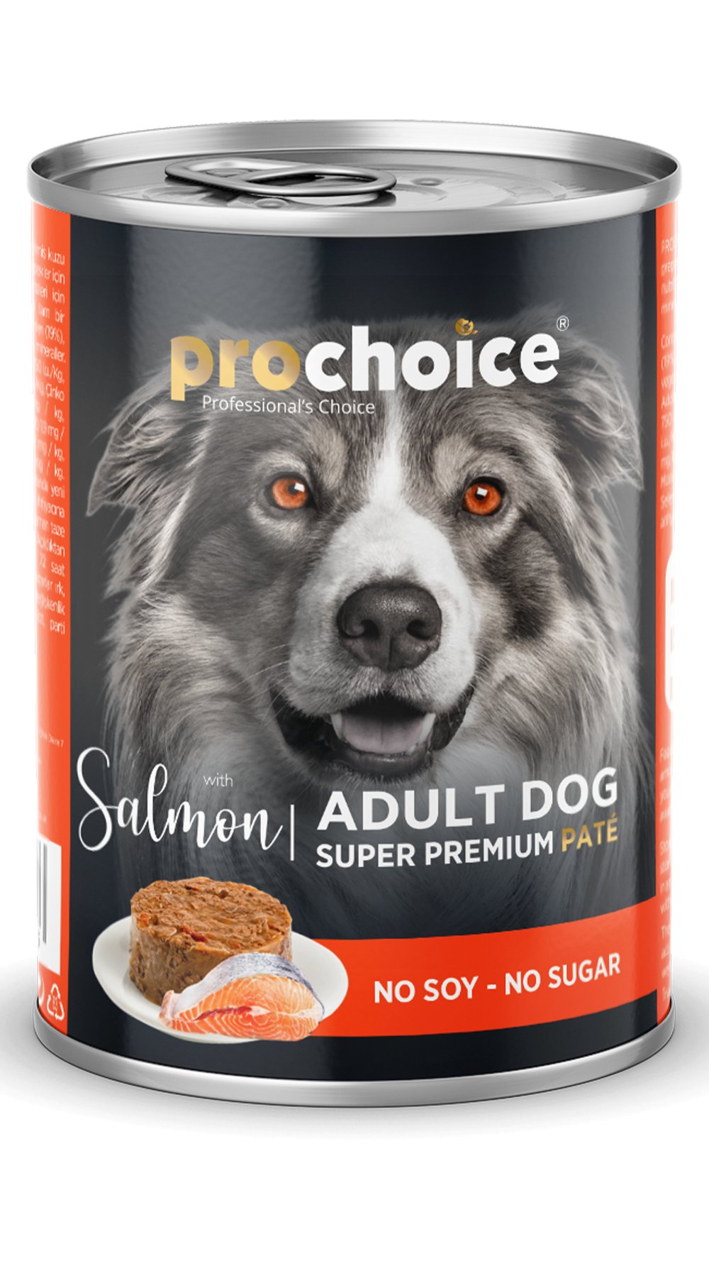 ProChoice Somon Etli Şekersiz Ezme Yetişkin Köpek Konservesi 400 gr