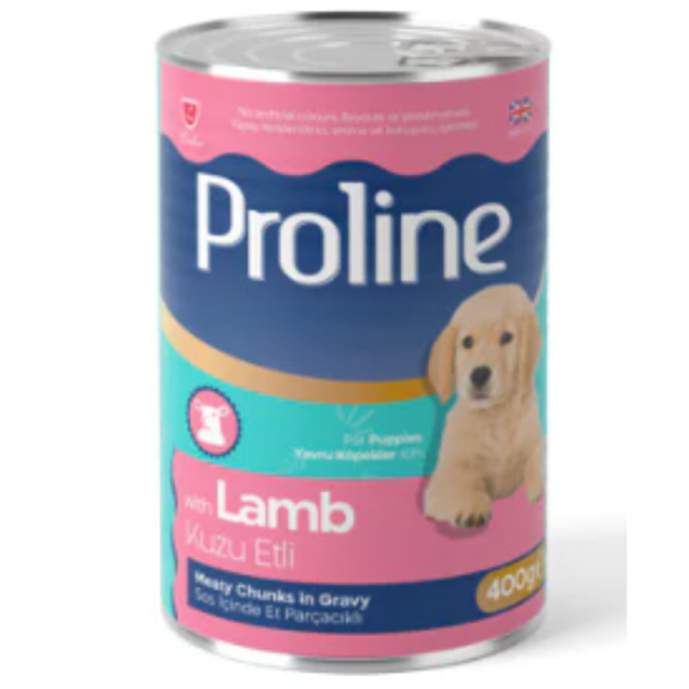 Proline Sos İçinde Parça Kuzu Etli Yavru Köpek Konservesi 400 Gr