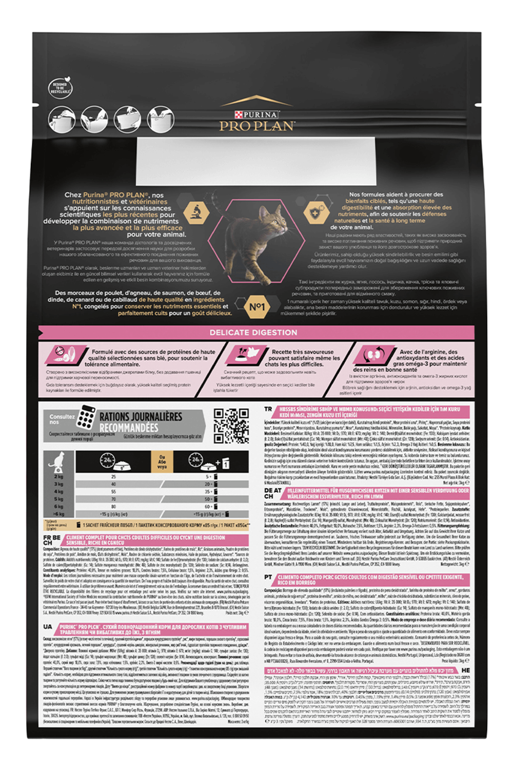 Proplan Delicate Kuzu Etli Yetişkin Kedi Maması 1,5 kg