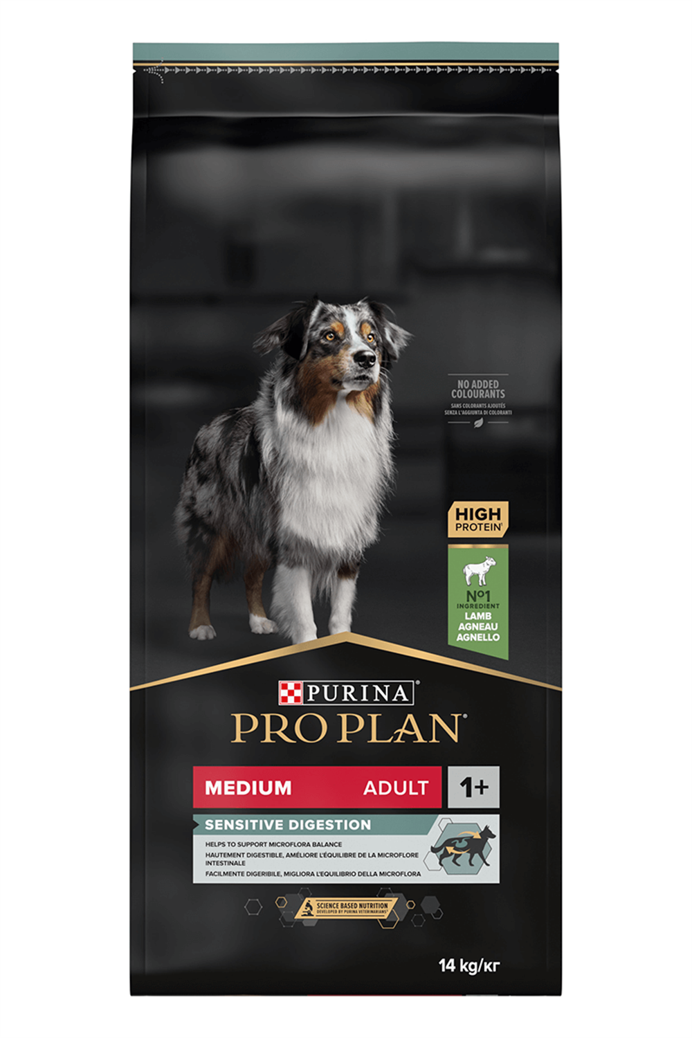Proplan Sensitive Digestion Kuzulu ve Pirinçli Orta Irk Yetişkin Köpek Maması 14 kg