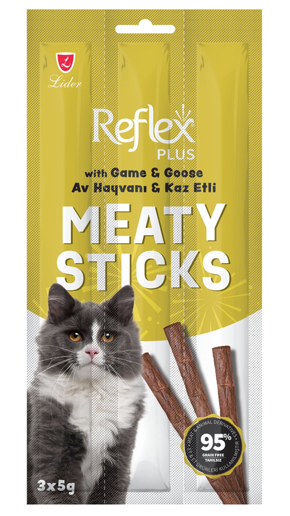 Reflex Av Etli Kedi Ödül Çubuğu 5 Gr 3 Adet