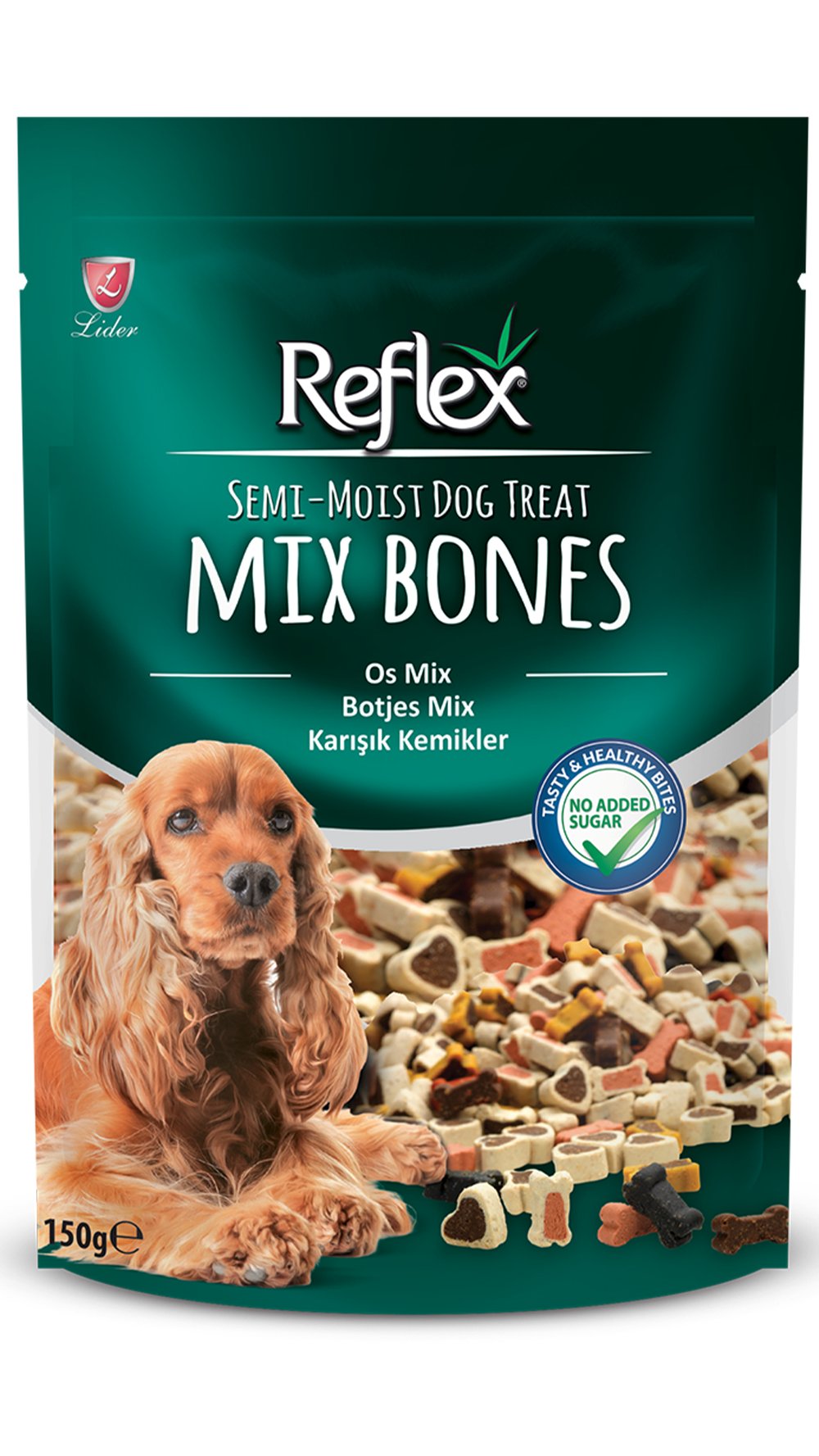 Reflex Karışık Kemikler Yarı Yumuşak Köpek Ödül Maması 150gr