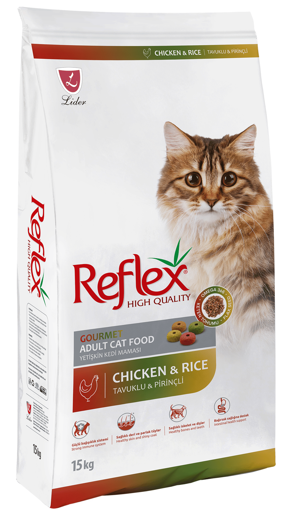 Reflex Multi Color Tavuklu Yetişkin Kedi Maması 15 kg