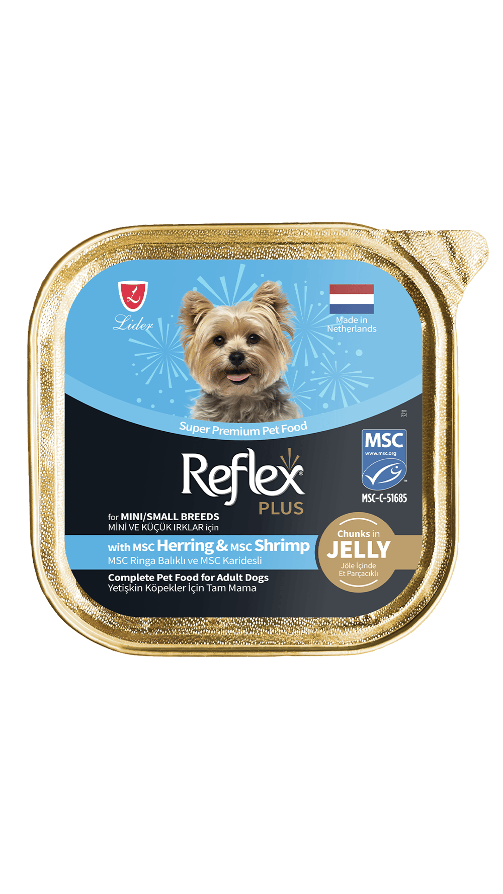 Reflex Plus Dana Etli Mini ve Küçük Irk Yetişkin Köpek Konservesi 85 Gr