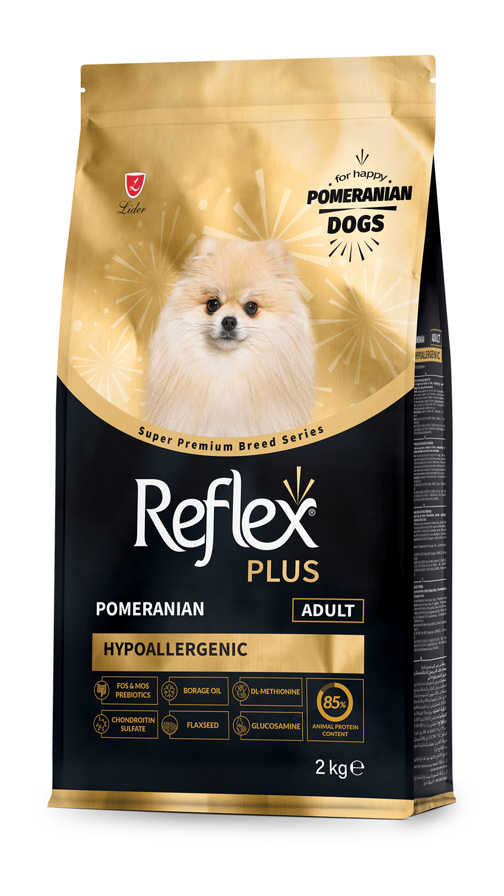 Reflex Plus HypoAllergenic Pomeranian Yetişkin Köpek Maması 2kg