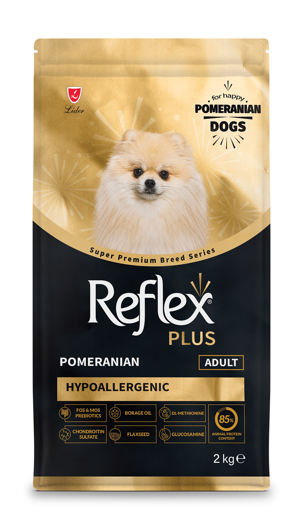 Reflex Plus HypoAllergenic Pomeranian Yetişkin Köpek Maması 2kg
