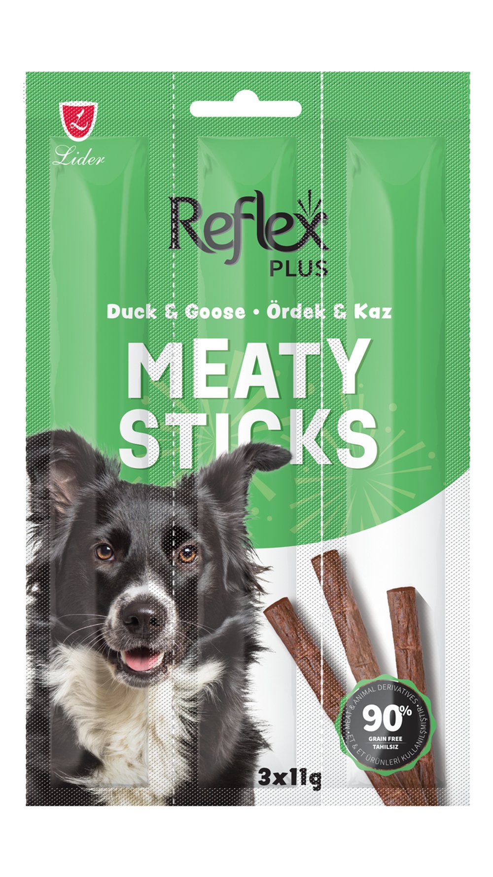 Reflex Plus Ördek ve Kaz Etli Köpek Ödül Çubuğu 11 Gr 3 Adet