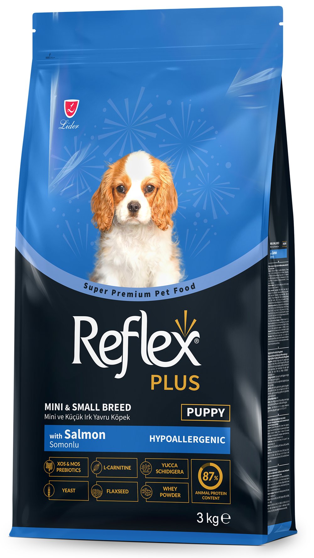 Reflex Plus Hipoalerjenik Somonlu Küçük Irk Yavru Köpek Maması 3kg