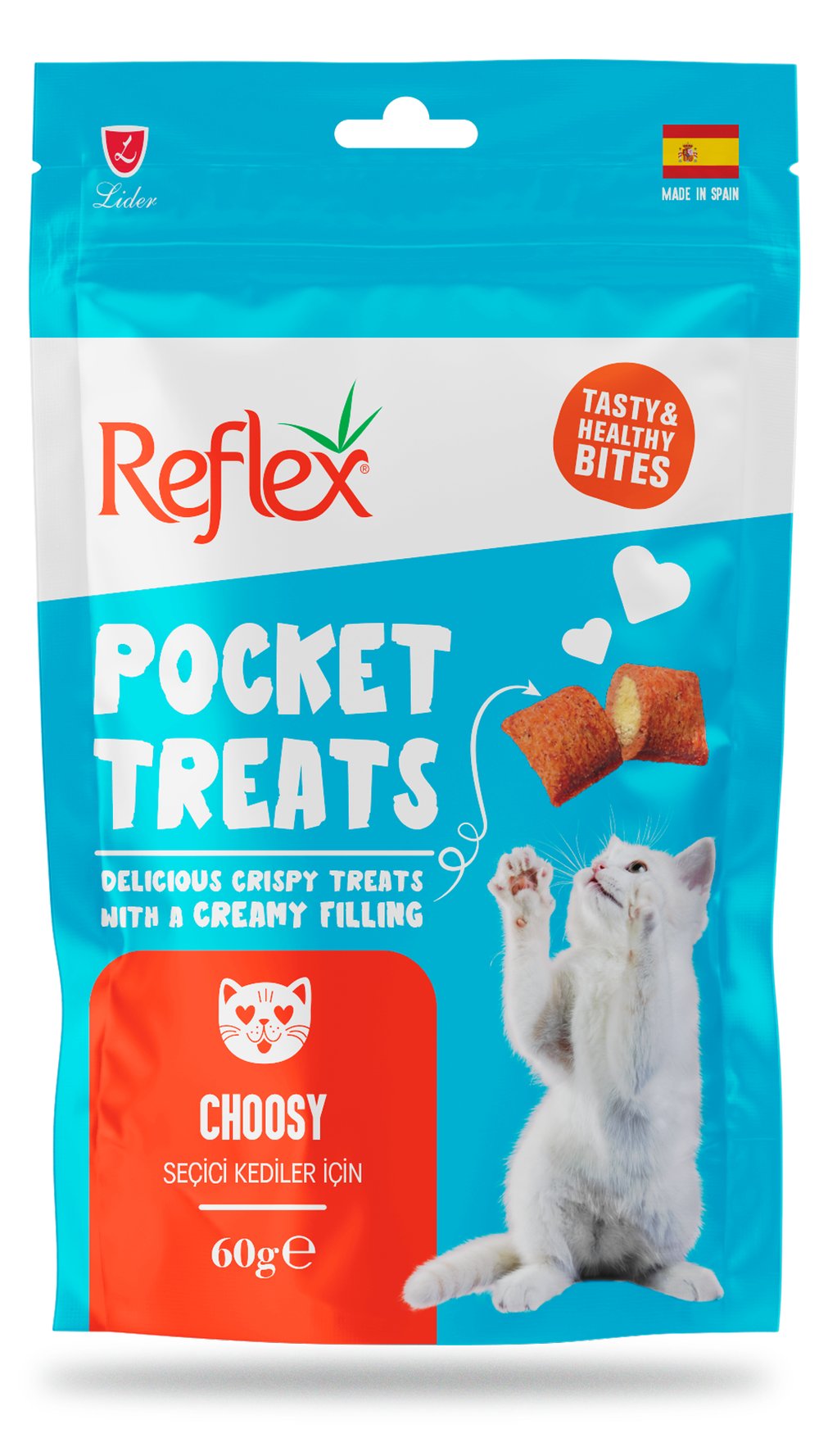 Reflex Pocket Treats Choosy Seçici Kediler İçin Kedi Ödül Maması 60gr