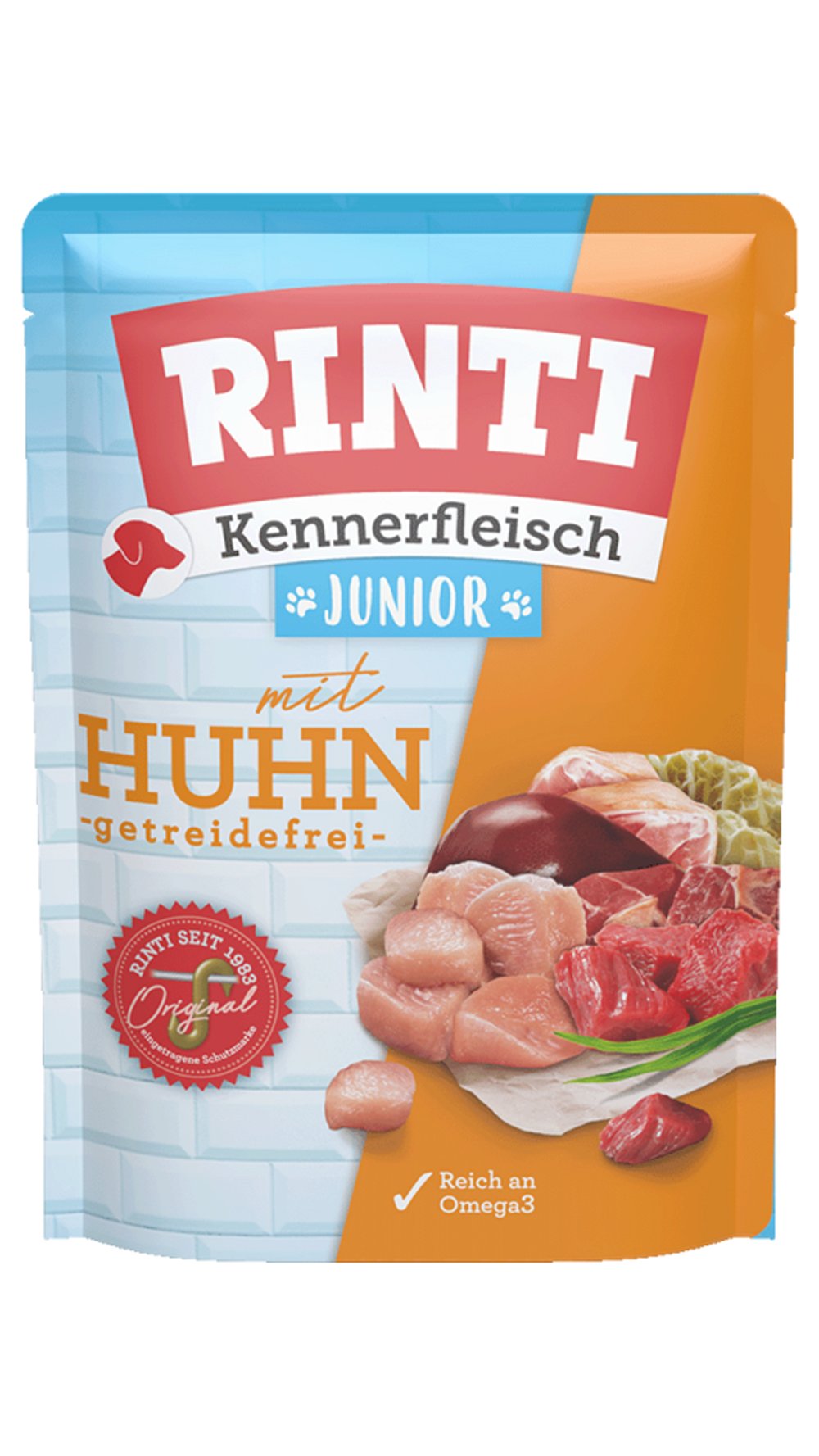 RINTI TAVUKLU POUCH YAVRU KÖPEK MAMASI 400G