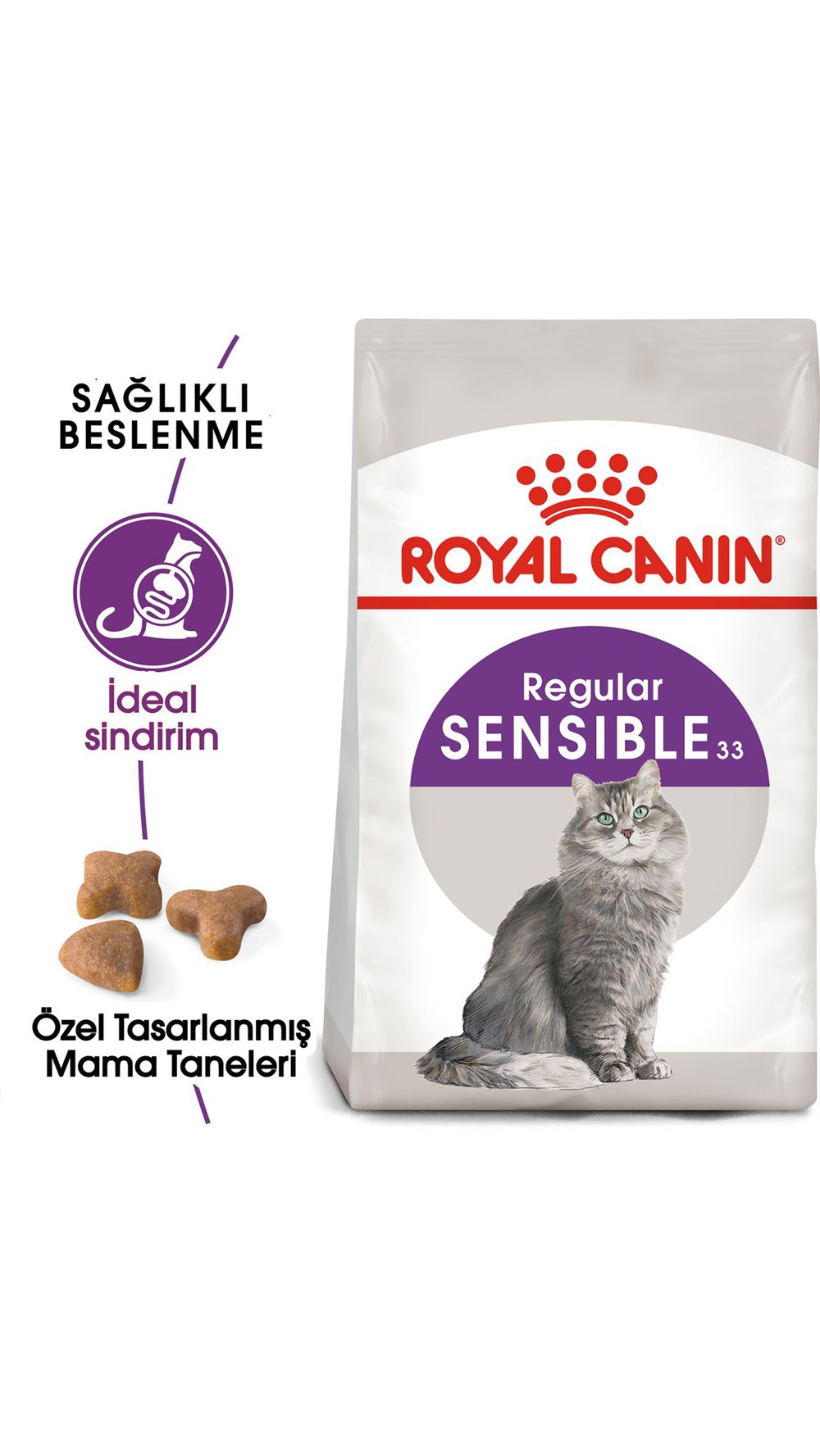 Royal Canin Sensible 33 Hassas Sindirim Sistemli Kediler için Yetişkin Kedi Maması 15 kg