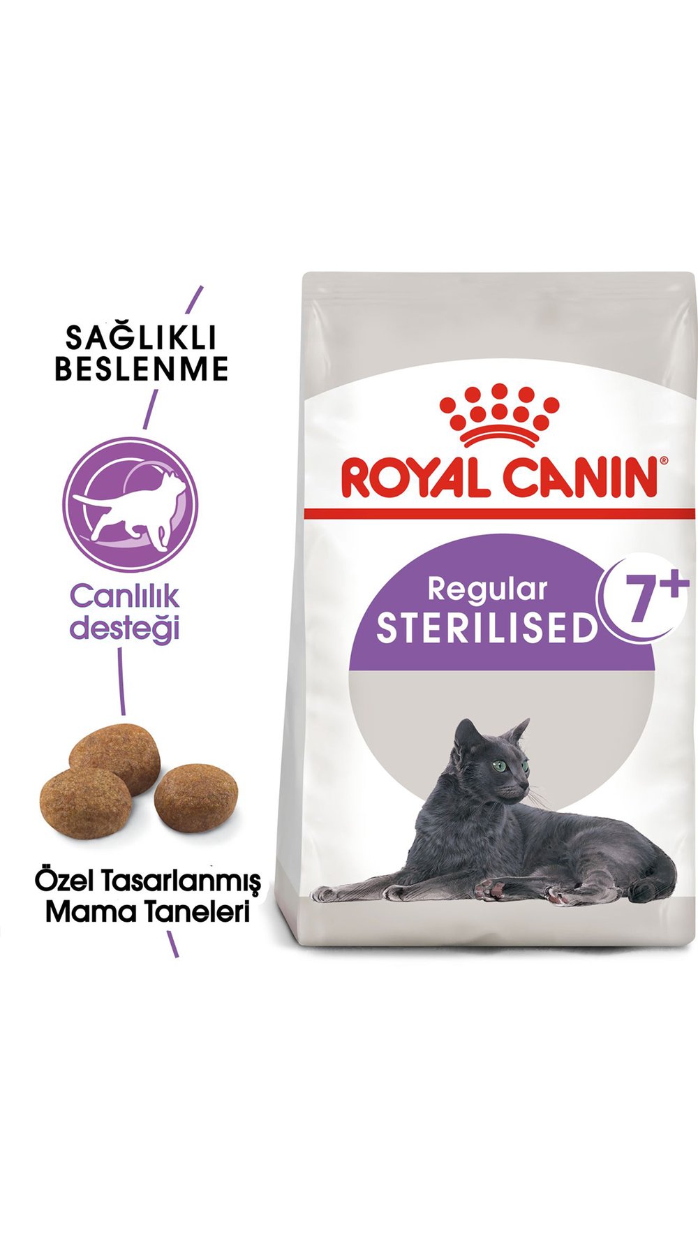 Royal Canin Sterilised +7 Kısırlaştırılmış Yaşlı Kedi Maması 1,5 Kg