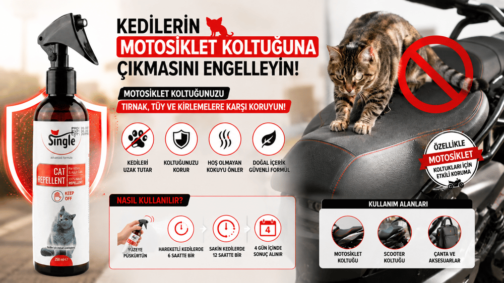 Single Keep Off Kedi Uzaklaştırıcı Kedi Kovucu Sprey 250ml