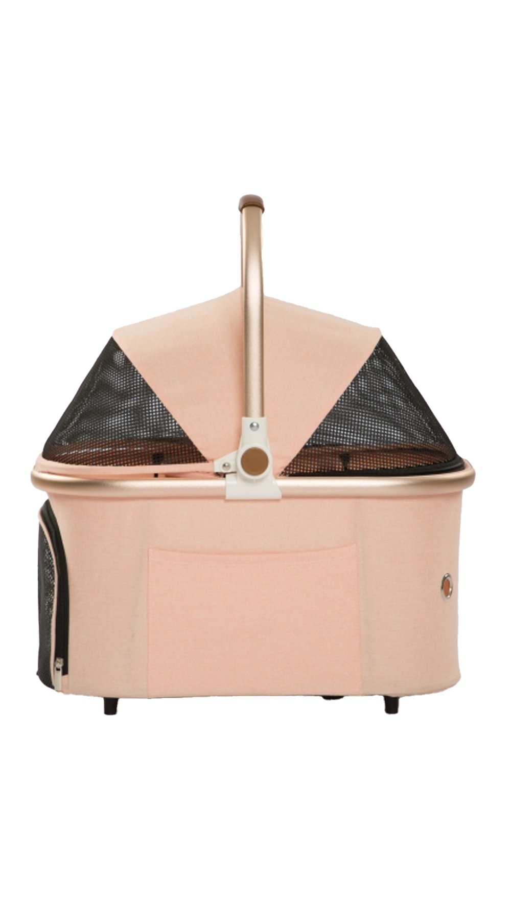 Tommy Kedi ve Köpek Taşıma Arabası 83x48.5x110cm (Gold Pembe)