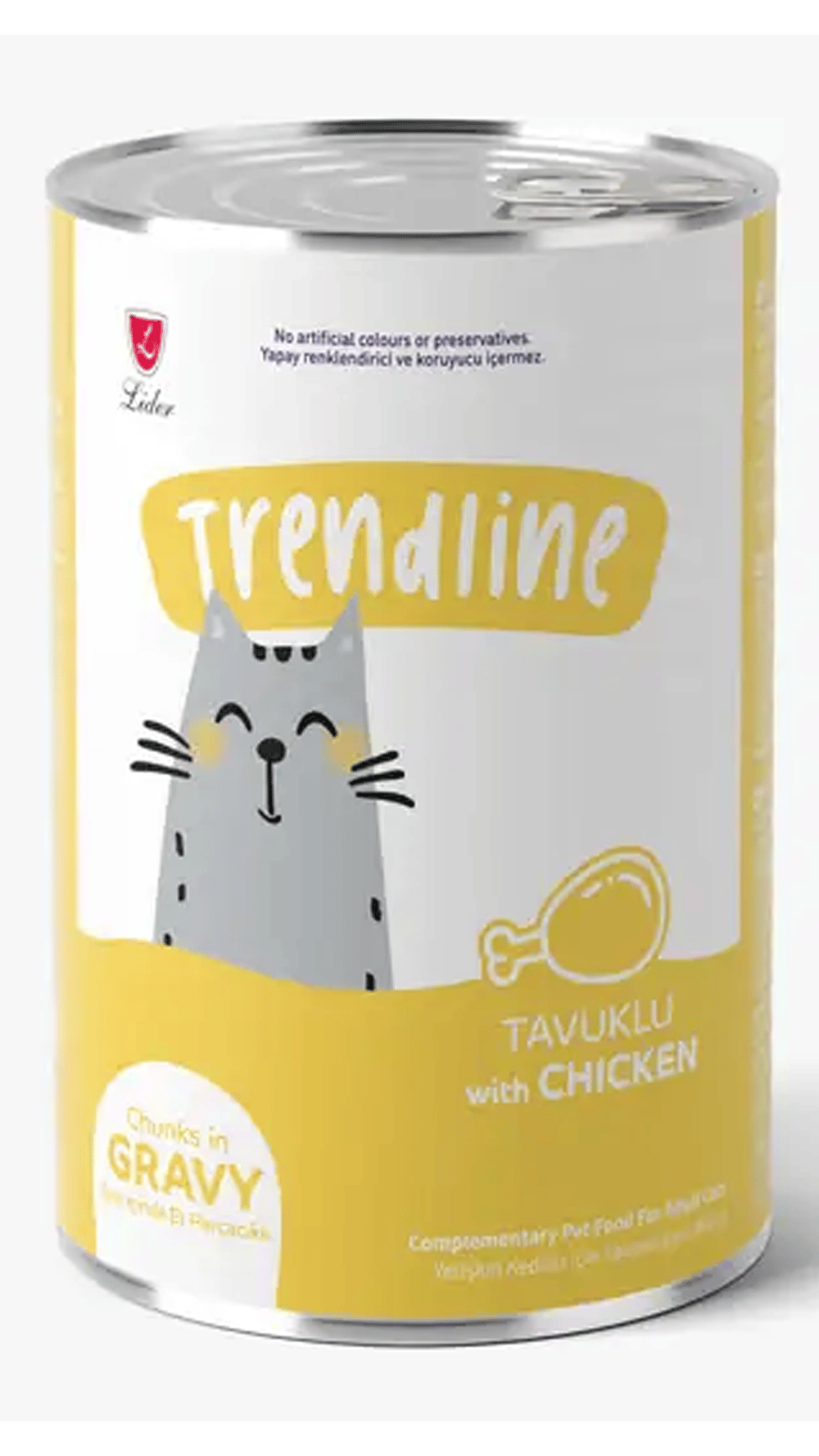 TRENDLINE KONSERVE SOS İÇİNDE TAVUK ETLİ KEDİ 400G