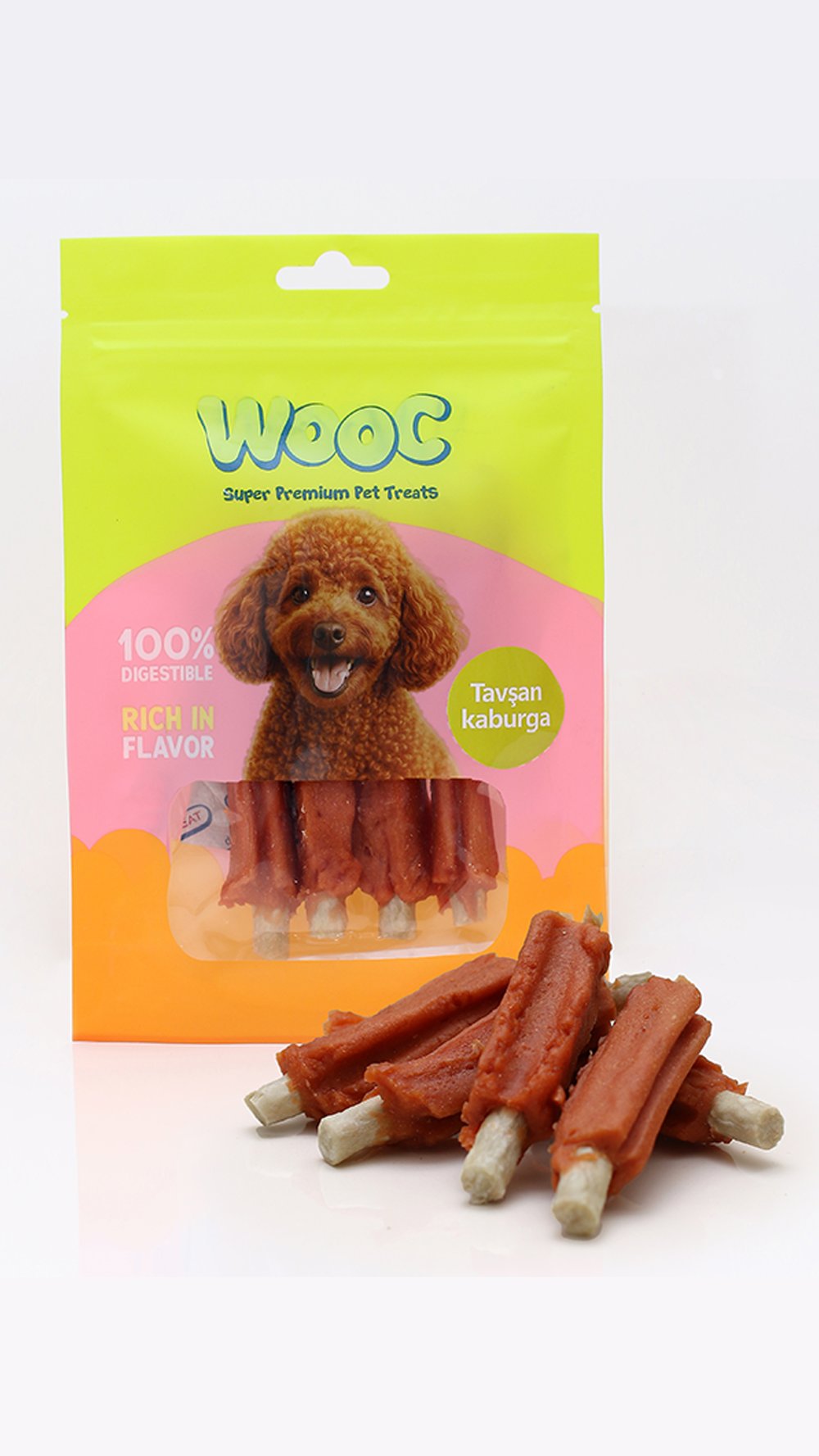 WOOC TAVŞAN KABURGA  KÖPEK ÖDÜLÜ 75GR