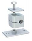 214G0 10MM ALÜMİNYUM ÇİFT PLAKALI MONTAJ DELİKLİ KELEPÇE