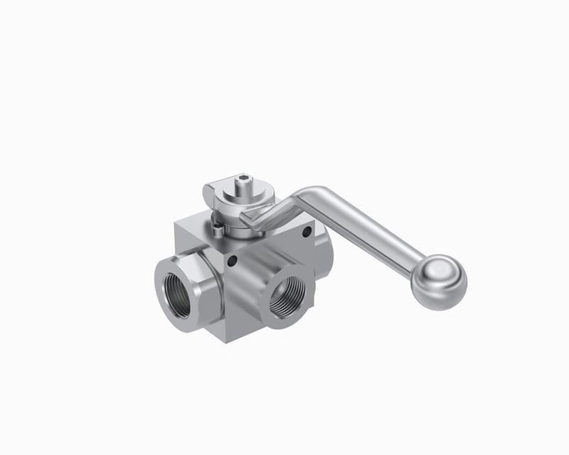 25 GÖVDE 1 1/2’ NPT DİŞ  3 YOLLU L TİPİ KÜRESEL VANA