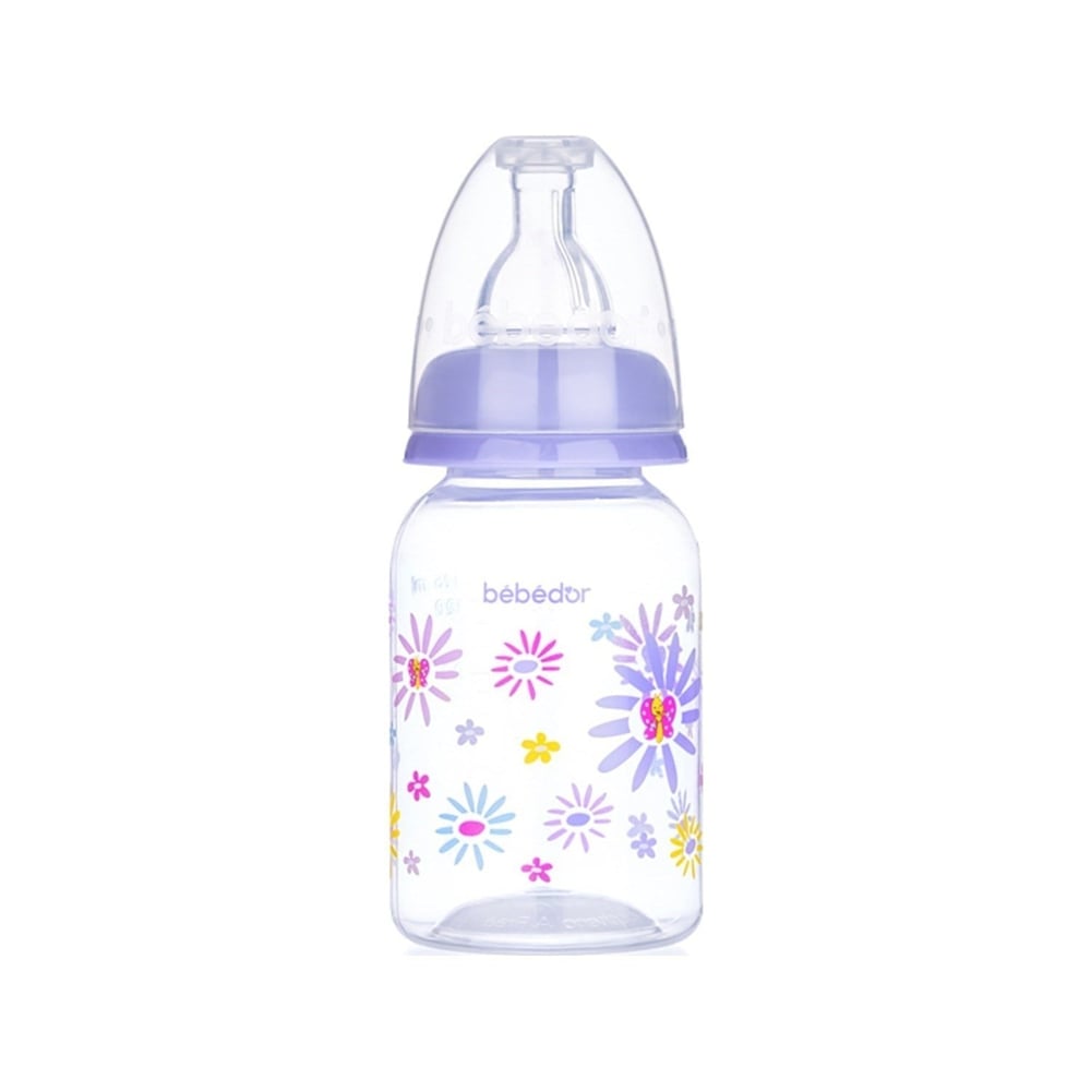 Bebedor Desenli PP 125 Ml Orta Akış - Mor