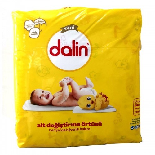 Dalin Alt Değiştirme Örtüsü 10`lu (60x60 cm)