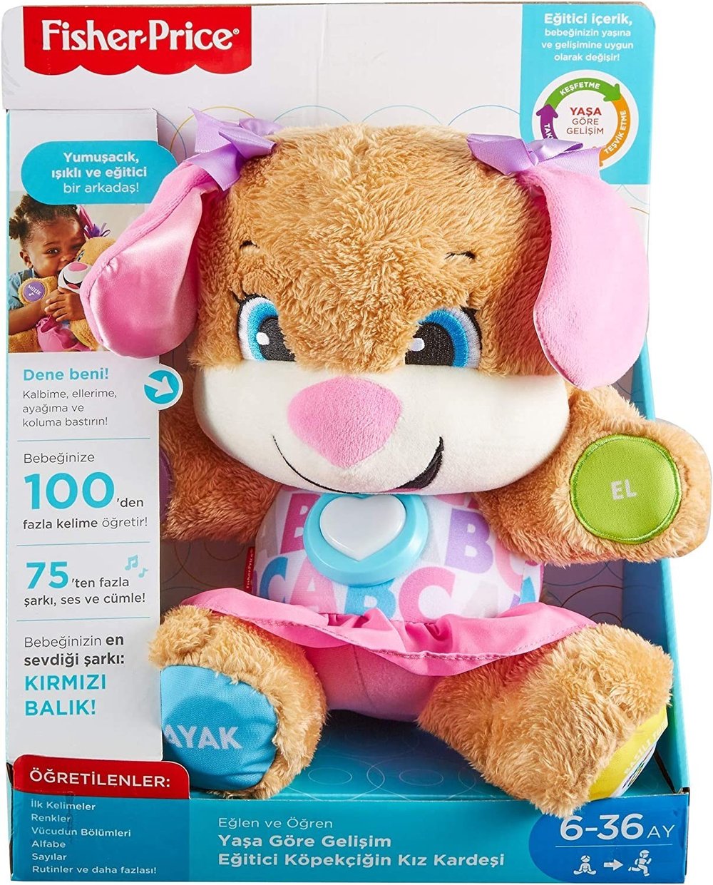 Fisher Price Eğitci Köpekçiğin Kız Kardeşi (Türkçe)